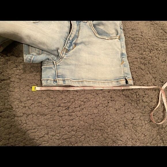 American Eagle Light Washed Jean Shorts Sz 0 - Picture 5 of 12